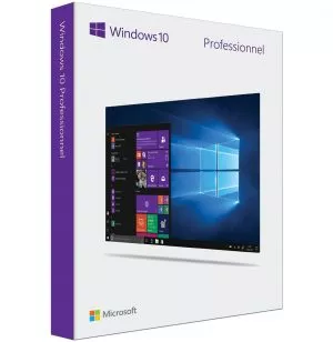 Microsoft Windows 10 Pro 64 bits Français - Licence originale