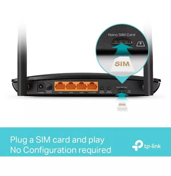 Modem/routeur 4G+ WiFi 5 (AC1200) TP-Link Archer MR600 Gigabit bi-bande