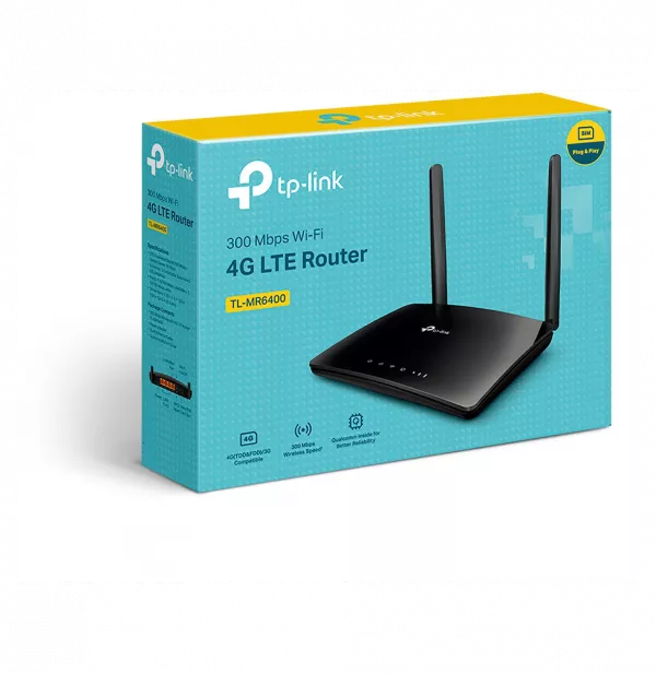 Modem/Routeur TP-Link TL-MR6400 4G LTE WiFi N 300 Mbps