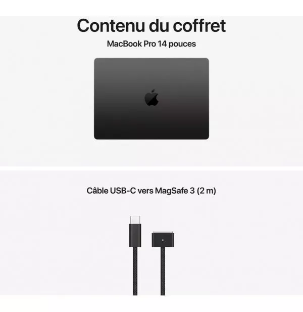 Apple MacBook Pro 16 pouces M5 Pro 24 Go 1 To Noir Sidéral (MGEA4FN/A)