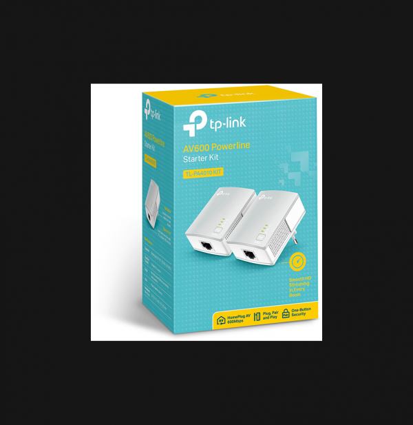Pack de 2 CPL TP-Link AV600 Nano, 1 port Ethernet 100 Mbps (TL-PA4010KIT)