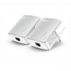 Pack de 2 CPL TP-Link AV600 Nano, 1 port Ethernet 100 Mbps (TL-PA4010KIT)