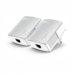 Pack de 2 CPL TP-Link AV600 Nano, 1 port Ethernet 100 Mbps (TL-PA4010KIT)