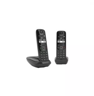 Pack de deux téléphones sans fil DECT Gigaset AS690 Duo (4250366854649)