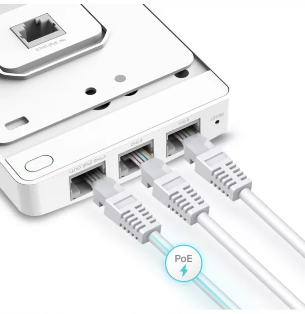 Point d'accès TP-Link AX1800 WiFi 6 mural (EAP615-WALL)