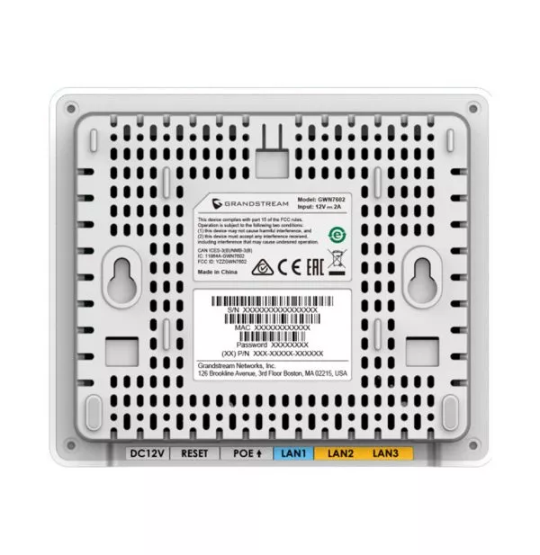 point-dacces-wi-fi-6-ax3000-grandstream-gwn7604-double-bande-2x2-2-mu-mimo-2 Point d'accès WiFi 6 AX3000 Grandstream GWN7604 double bande 2x2:2 MU-MIMO