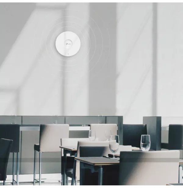Point d'accès WiFi 6 TP-Link AX5400 bi-bande plafonnier (EAP670)