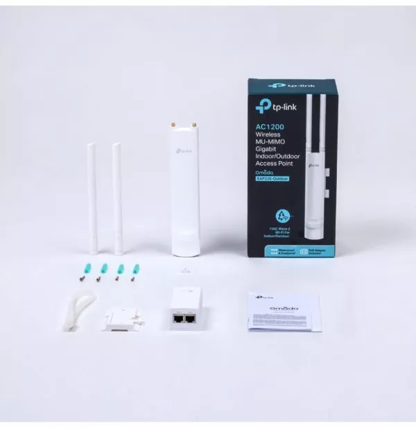 Point d'accès WiFi 5 Mesh TP-Link AC1200 MU-MIMO Gigabit Extérieur (IP65) (EAP225-OUTDOOR)