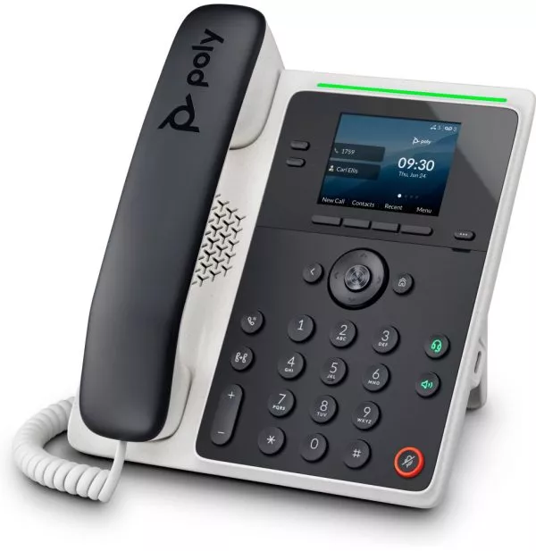 POLY Téléphone IP Edge E100 compatible PoE Téléphone IP Poly Edge E100 compatible PoE (82M86AA)