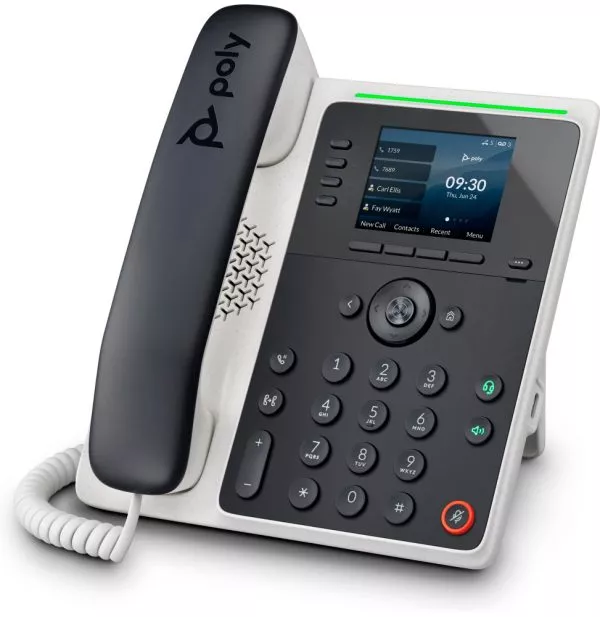 POLY Téléphone IP Edge E220 compatible PoE Téléphone IP Poly Edge E220 compatible PoE (82M87AA)