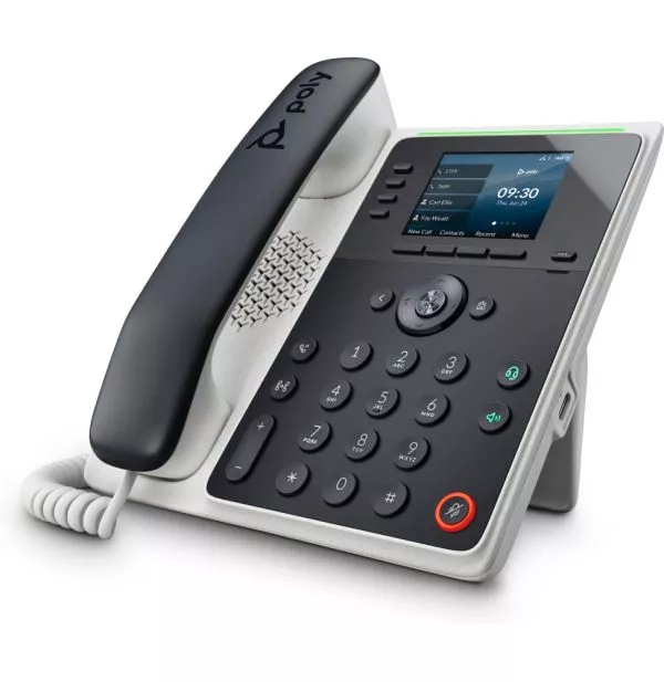 POLY Téléphone IP Edge E220 compatible PoE Téléphone IP Poly Edge E220 compatible PoE (82M87AA)