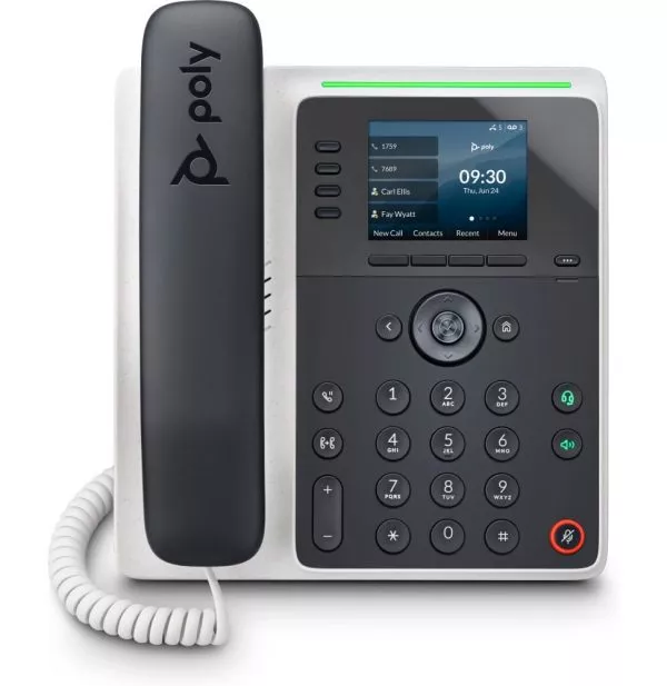 POLY Téléphone IP Edge E220 compatible PoE Téléphone IP Poly Edge E220 compatible PoE (82M87AA)