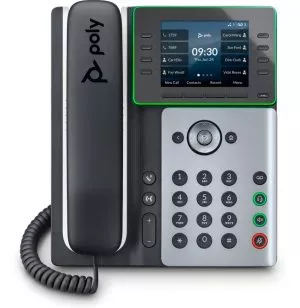 POLY Téléphone IP Edge E300 compatible PoE Téléphone IP Poly Edge E300 compatible PoE (82M92AA)