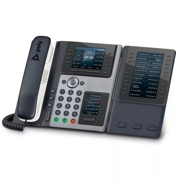 POLY Téléphone IP Edge E400 compatible PoE Téléphone IP Poly Edge E400 compatible PoE (82M93AA)