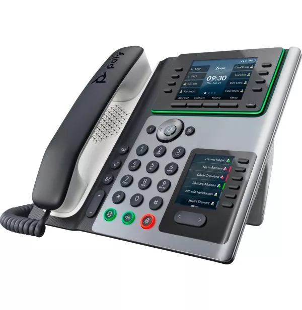POLY Téléphone IP Edge E400 compatible PoE Téléphone IP Poly Edge E400 compatible PoE (82M93AA)