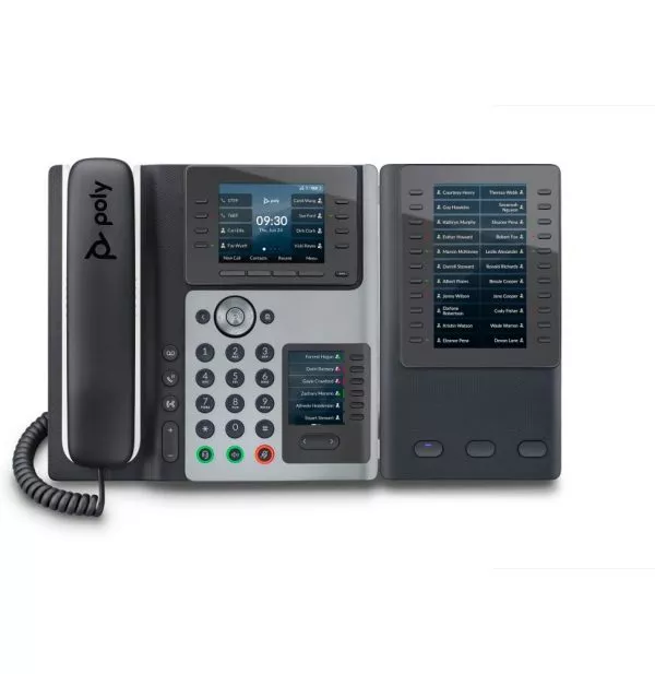 POLY Téléphone IP Edge E400 compatible PoE Téléphone IP Poly Edge E400 compatible PoE (82M93AA)