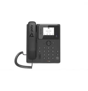 POLY Téléphone multimédia professionnel CCX 350 pour Microsoft Teams et compatible PoE (848Z7AA)