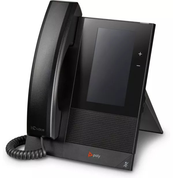 POLY Téléphone multimédia professionnel CCX 400 pour Microsoft Teams et compatible PoE (848Z8AA)