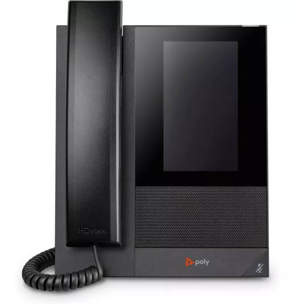 POLY Téléphone multimédia professionnel CCX 400 pour Microsoft Teams et compatible PoE (848Z8AA)
