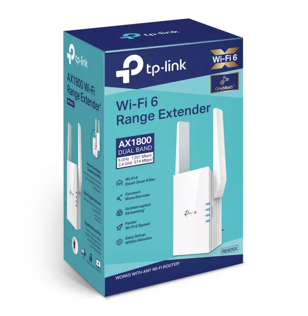 repeteur-wifi-6-tp-link-ax1800-574mbps-re605x-7 Répéteur WiFi 6 TP-Link AX1800 574Mbps (RE605X)