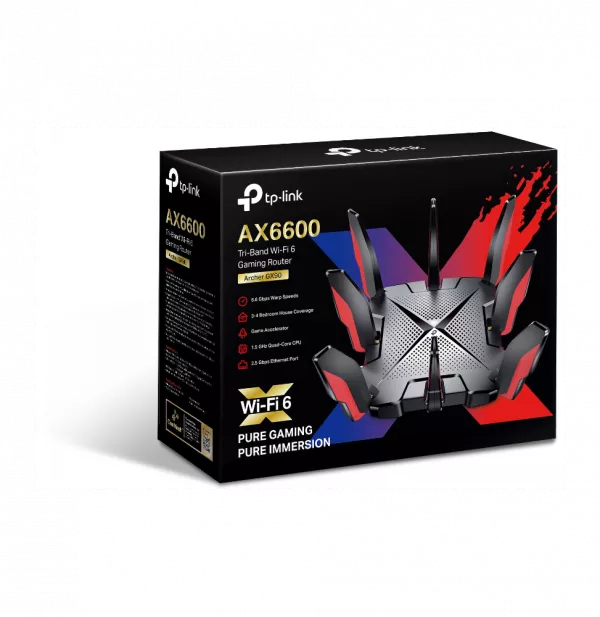 Router Gaming Wi-Fi TP-link Archer GX90 AX6600 Tri-Band Wi-Fi 6 (ARCHERGX90)