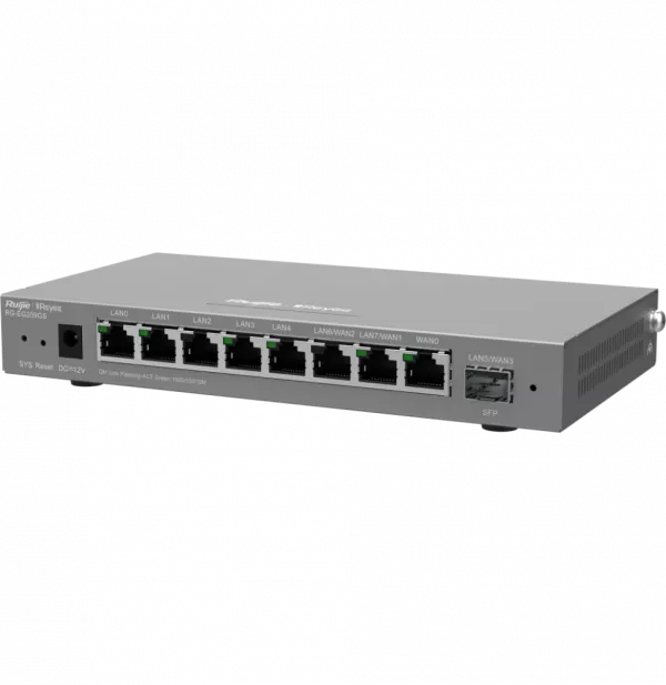 Routeur professionnel Reyee RG-EG209GS 9 ports Gigabit 600Mbps