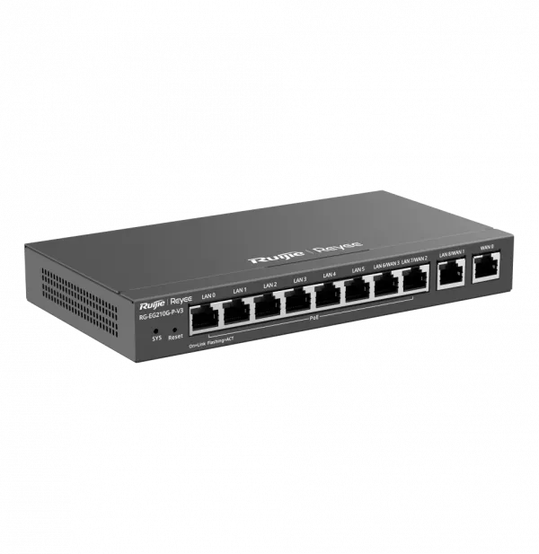 Routeur professionnel Reyee RG-EG210G-P-V3 10 Ports 600Mbps
