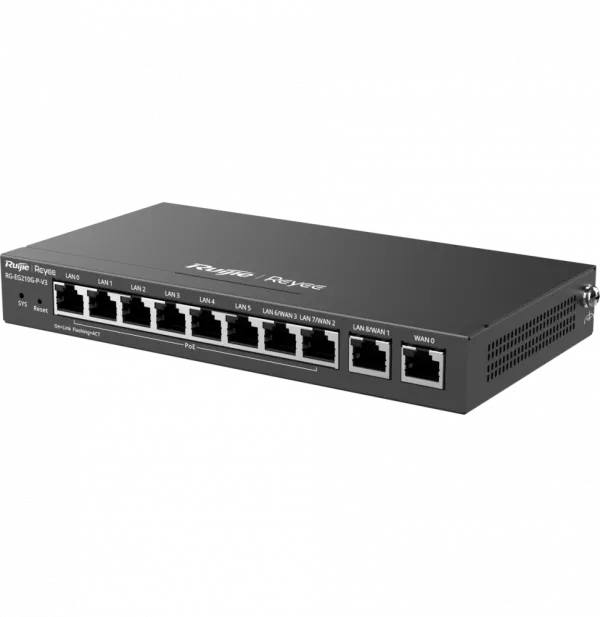 Routeur professionnel Reyee RG-EG210G-P-V3 10 Ports 600Mbps