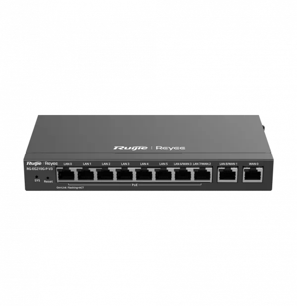 Routeur professionnel Reyee RG-EG210G-P-V3 10 Ports 600Mbps