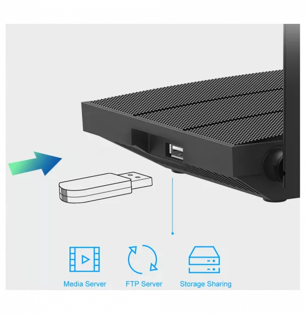 Routeur TP-Link Archer C6U AC1200 Dual-Band Wi-Fi (ARCHERC6U)