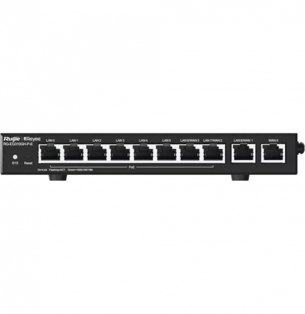 Routeur VPN de haute performance Reyee RG-EG310GH-P-E 10 ports