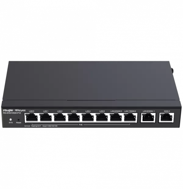 Routeur VPN de haute performance Reyee RG-EG310GH-P-E 10 ports