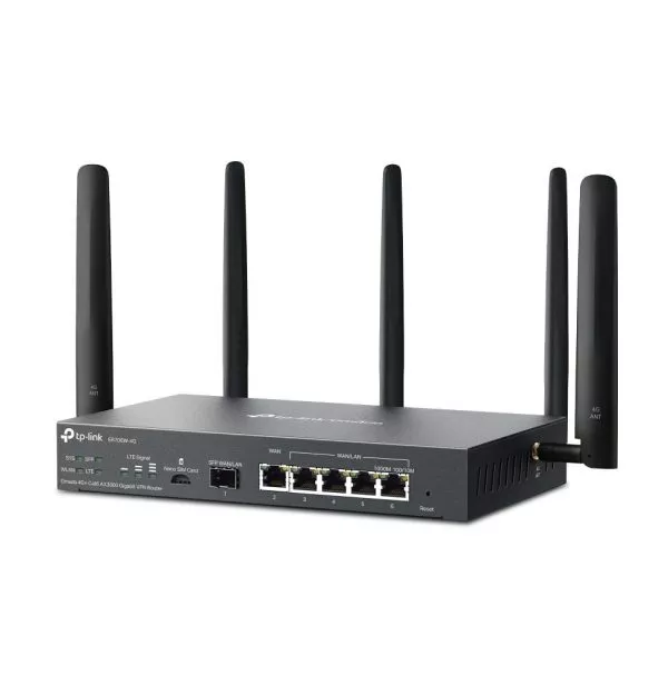 Routeur VPN TP-Link Omada 4G+ Cat6 WiFi AX3000 Gigabit (ER706W-4G)