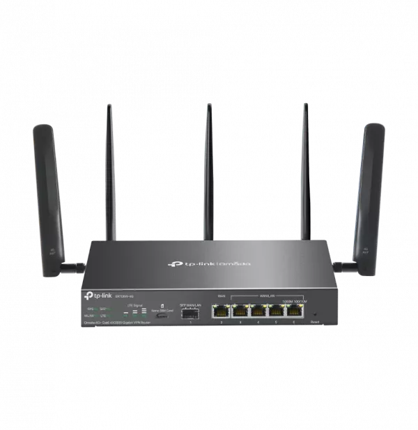 Routeur VPN TP-Link Omada 4G+ Cat6 WiFi AX3000 Gigabit (ER706W-4G)