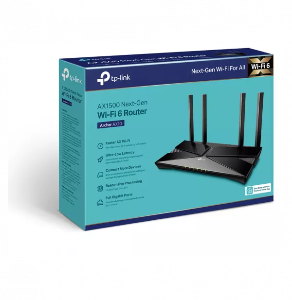 Routeur Wi-Fi TP-Link Archer AX10 AX1500 bi-bande Gigabit WiFi 6 (ARCHERAX10)