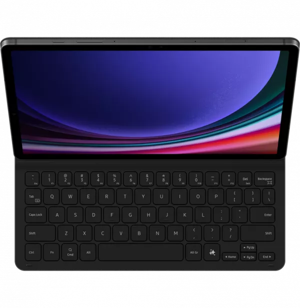 Samsung Clavier Book Cover pour Galaxy Tab S9 avec touche IA (EF-DX720BBFGBE)