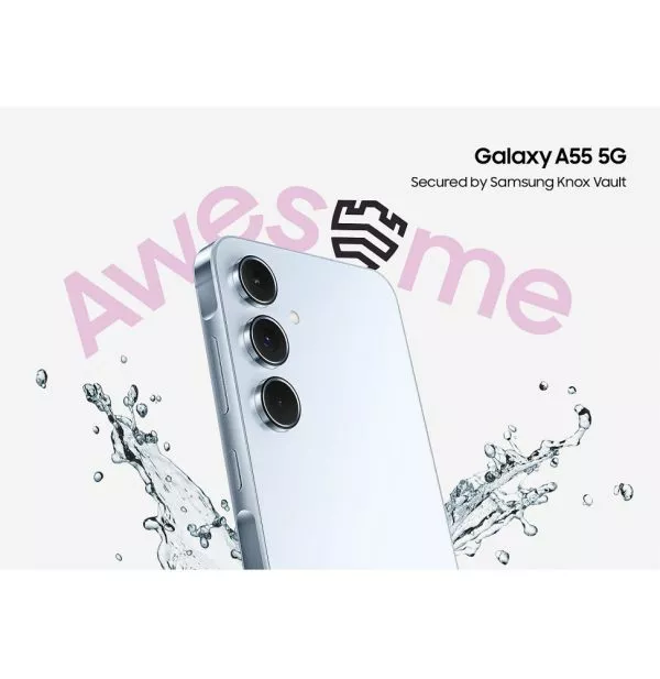 Smartphone Samsung Galaxy A55 5G Lilas 256 Go Super AMOLED 6,6" 50 MP (SM-A556ELVWMWD)