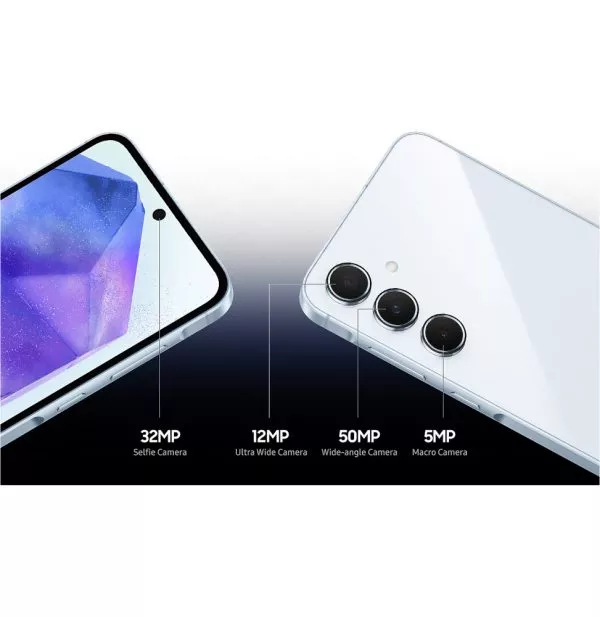 Smartphone Samsung Galaxy A55 5G Lilas 256 Go Super AMOLED 6,6" 50 MP (SM-A556ELVWMWD)