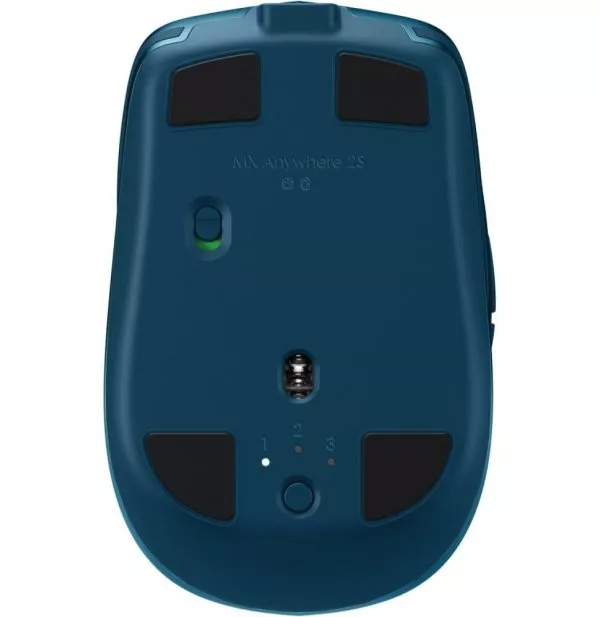 Souris sans fil Bluetooth Logitech MX ANYWHERE 2S Sarcelle de minuit (910-005154)