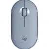 Souris sans fil Bluetooth Logitech Pebble M350 Bleu gris (910-005719)