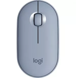 souris-sans-fil-logitech-pebble-m350-bleu-gris-910-005719 Souris sans fil Bluetooth Logitech Pebble M350 Bleu gris (910-005719)