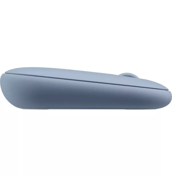Souris sans fil Bluetooth Logitech Pebble M350 Bleu gris (910-005719)