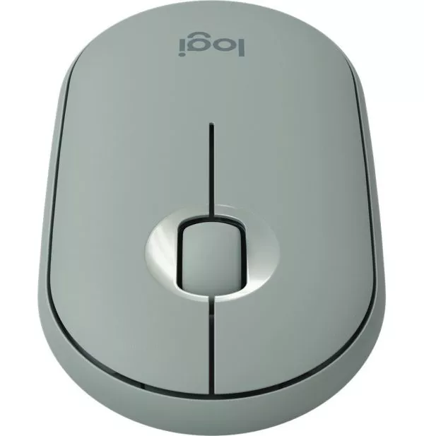 Souris sans fil Bluetooth Logitech Pebble M350 Eucalyptus (910-005720)