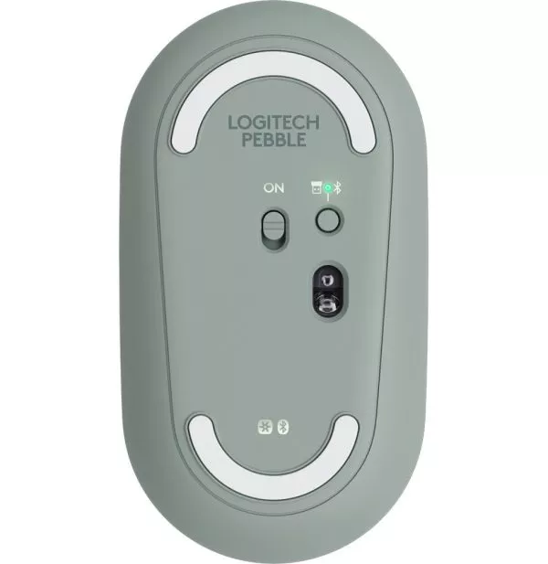 Souris sans fil Bluetooth Logitech Pebble M350 Eucalyptus (910-005720)
