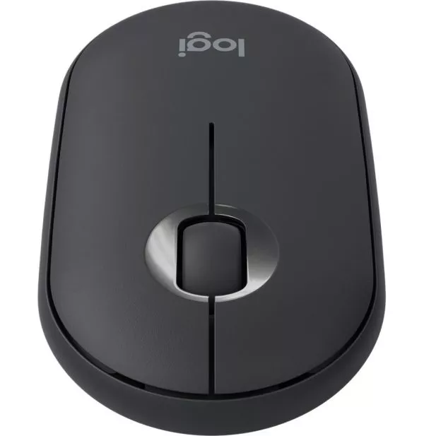 Souris sans fil Bluetooth Logitech Pebble M350 Graphite (910-005718)