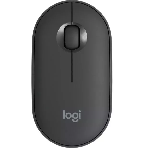 Souris sans fil Bluetooth Logitech Pebble M350 Graphite (910-005718)