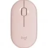 Souris sans fil Bluetooth Logitech Pebble M350 Rose (910-005717)