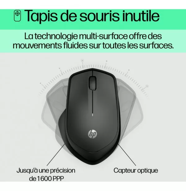 Souris sans fil silencieuse HP 280 (19U64AA)