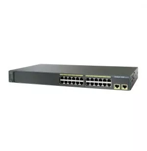 Switch administrable Cisco Catalyst 2960 - 24 ports 10/100 + 2 ports 10/100/1000 + LAN Base Image