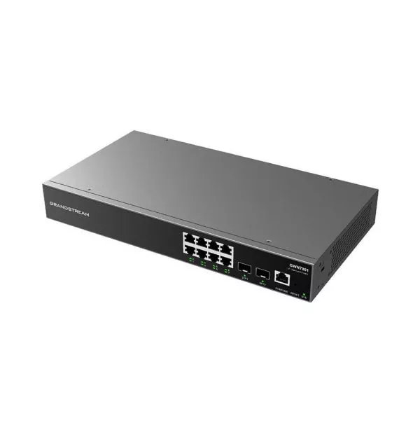 Switch Administrable Niveau 2+ Grandstream GWN7801 8 Ports Gigabit + 2 Ports SFP